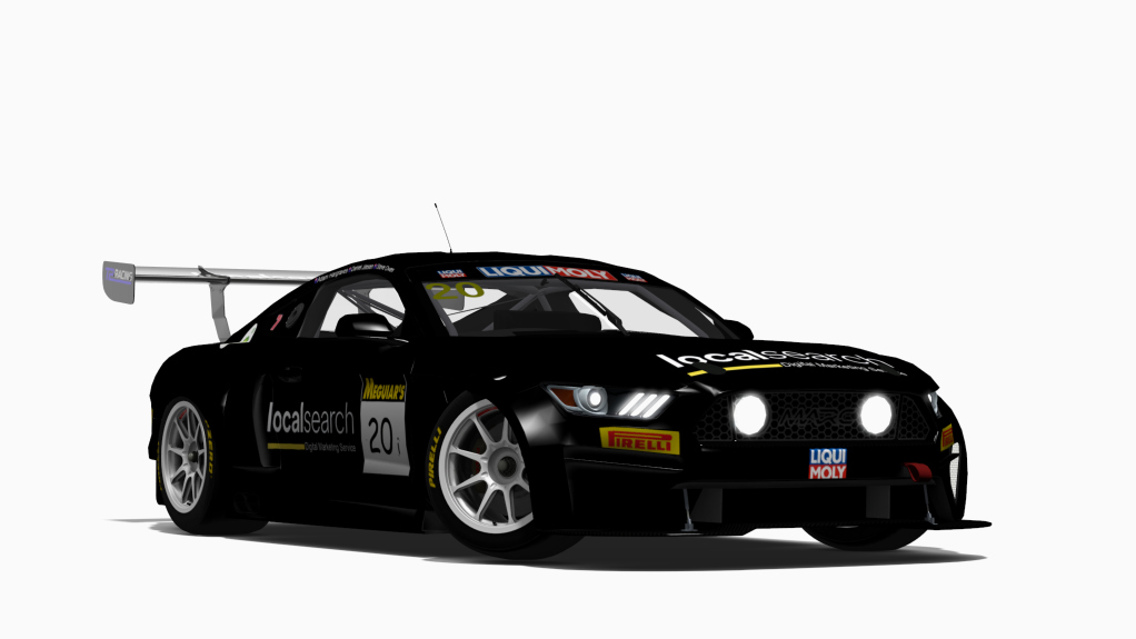 Ford Mustang V8 GT3 Marcs II, skin #20 T2 Racing