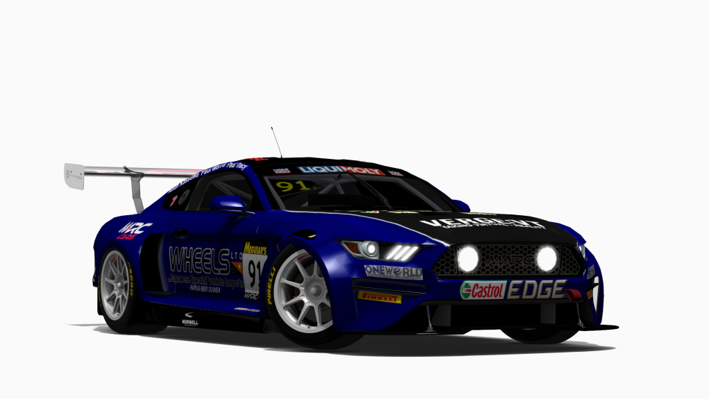 Ford Mustang V8 GT3 Marcs II, skin #91 12 horas de bathurst 2018