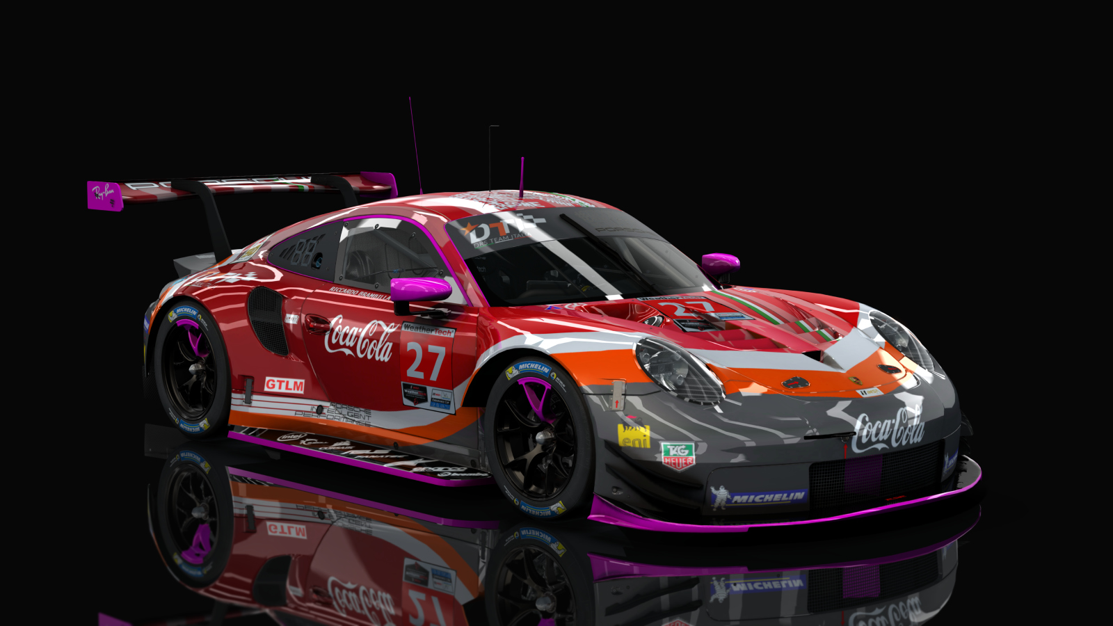 GTLM Porsche 911 RSR GTE IMSA (AC-Friends), skin 27_ROADATLANTA_brambilla