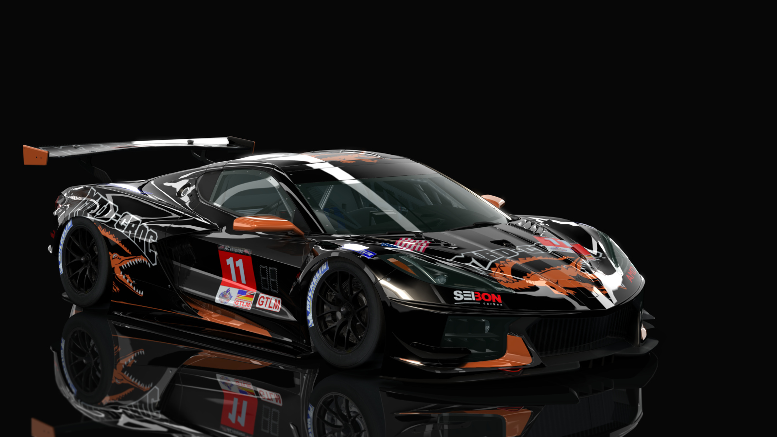 GTLM Chevrolet Corvette C8R (AC-Friends), skin ACF_11_MadCroc