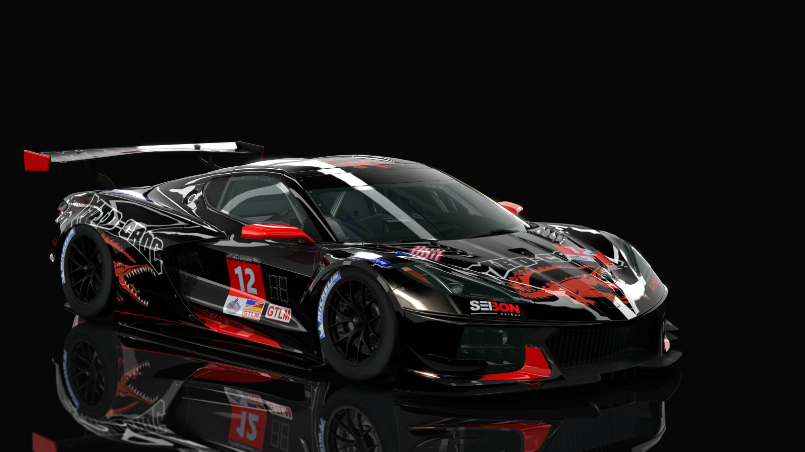 GTLM Chevrolet Corvette C8R (AC-Friends), skin ACF_12_MadCroc