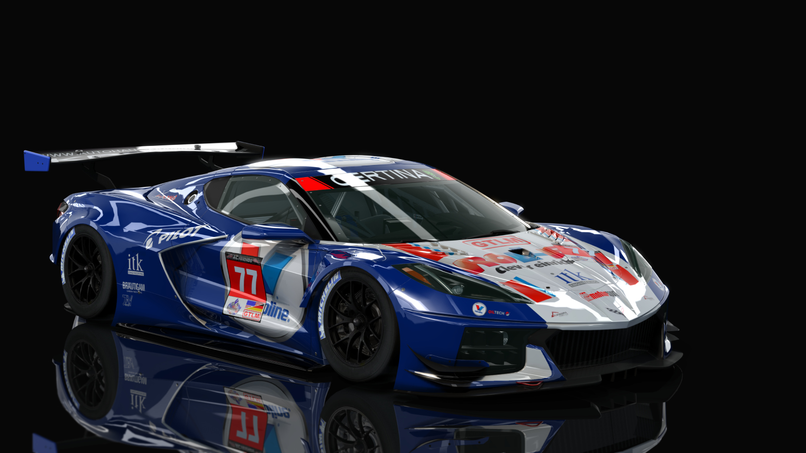 GTLM Chevrolet Corvette C8R (AC-Friends), skin ACF_77_Callaway