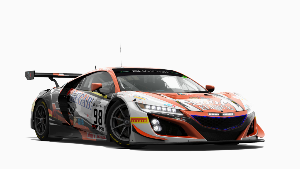 Honda NSX GT3 Evo, skin Blancpain_2019_Arrows_98