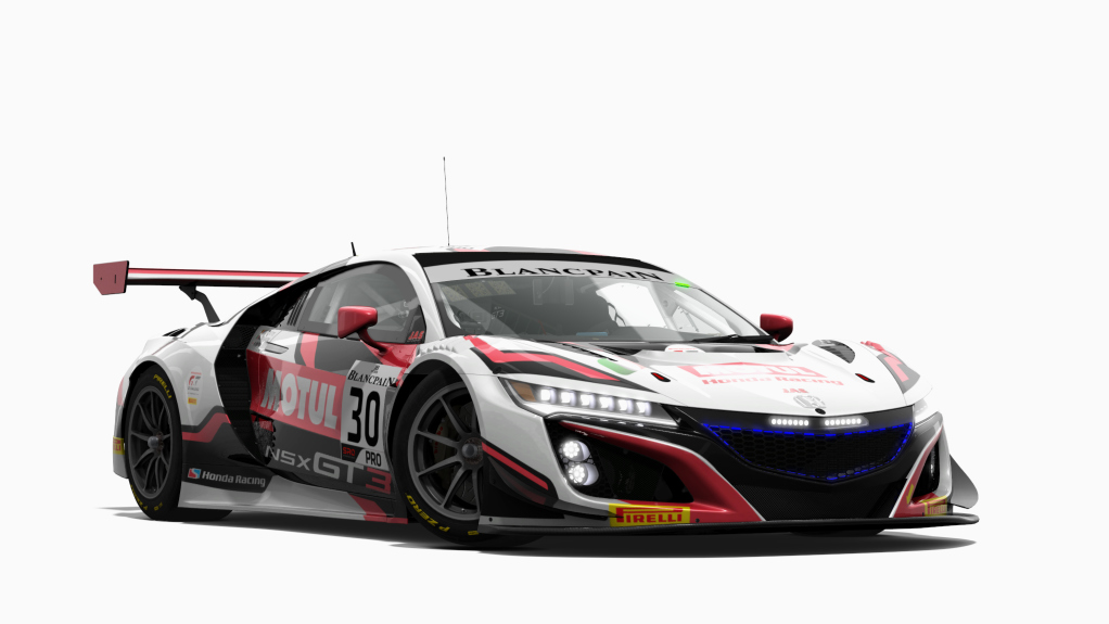 Honda NSX GT3 Evo, skin Blancpain_2019_Motul_30