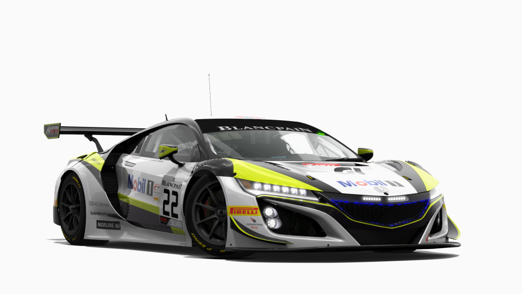 Honda NSX GT3 Evo, skin Blancpain_2019_RJN_22