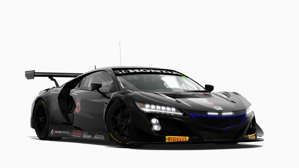 Honda NSX GT3 Evo, skin Sparco