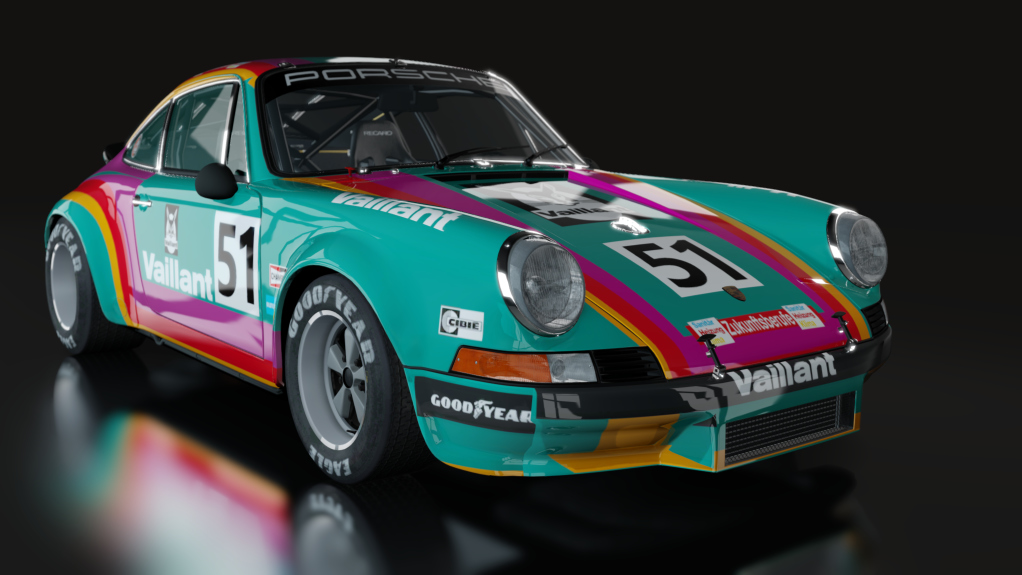 ACL GTR Porsche 911 RSR 1973, skin 51_Vaillant