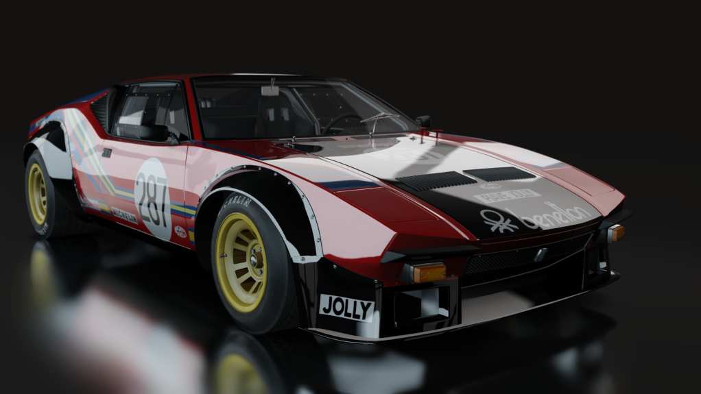 ACL GTR Detomaso Pantera Gr4, skin 287_red