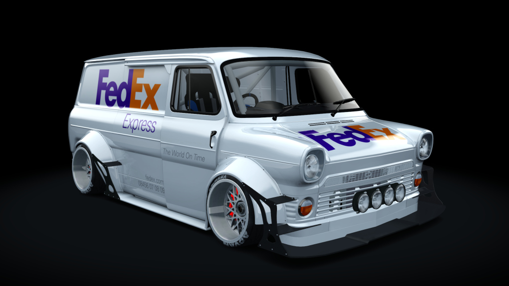 ACMC Ford Transit 1969 Supervan, skin FedEx