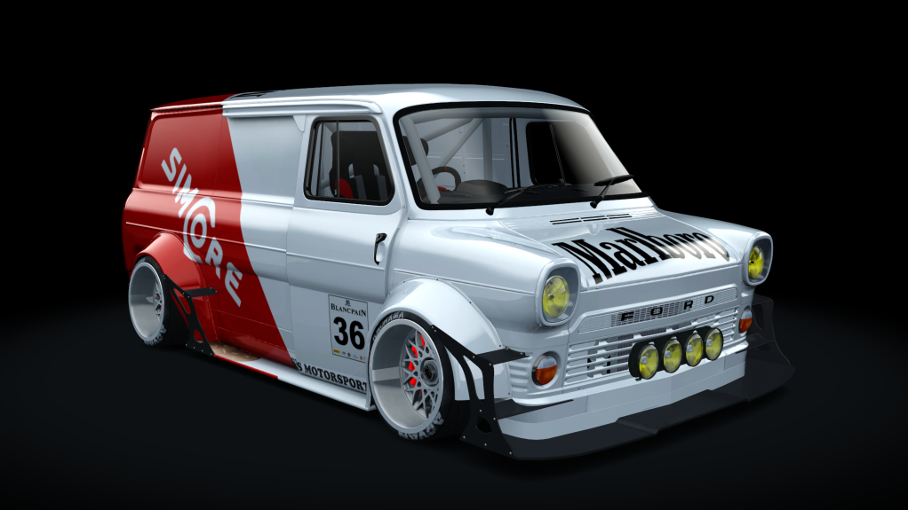 ACMC Ford Transit 1969 Supervan, skin Marlboro_Red