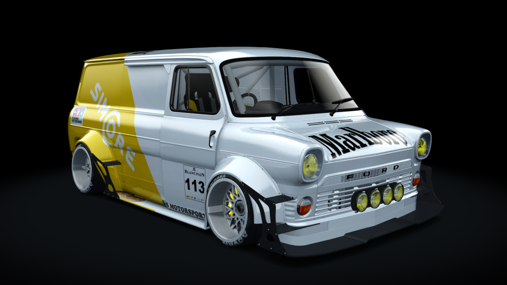 ACMC Ford Transit 1969 Supervan, skin Marlboro_Yellow