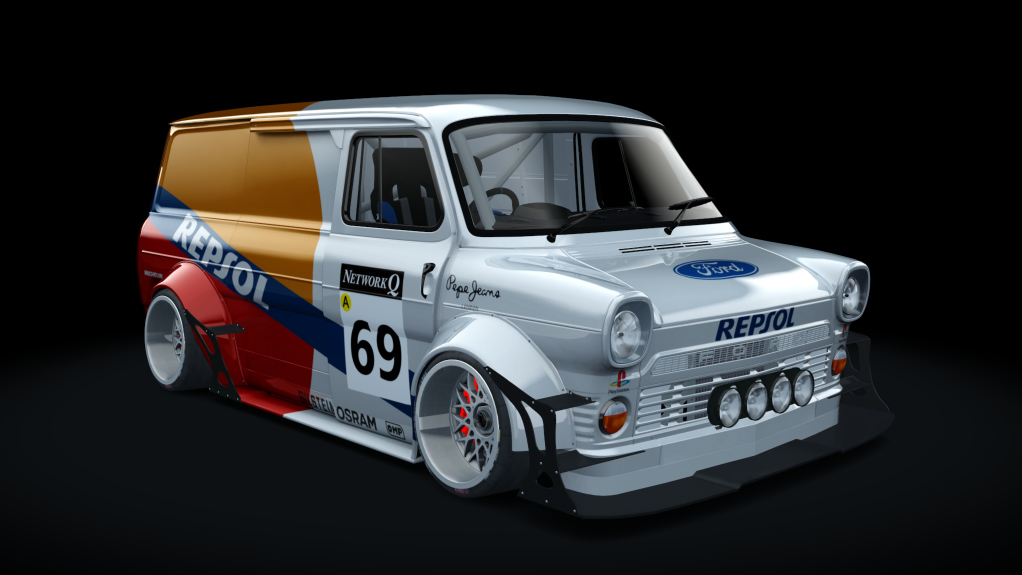 ACMC Ford Transit 1969 Supervan, skin Repsol