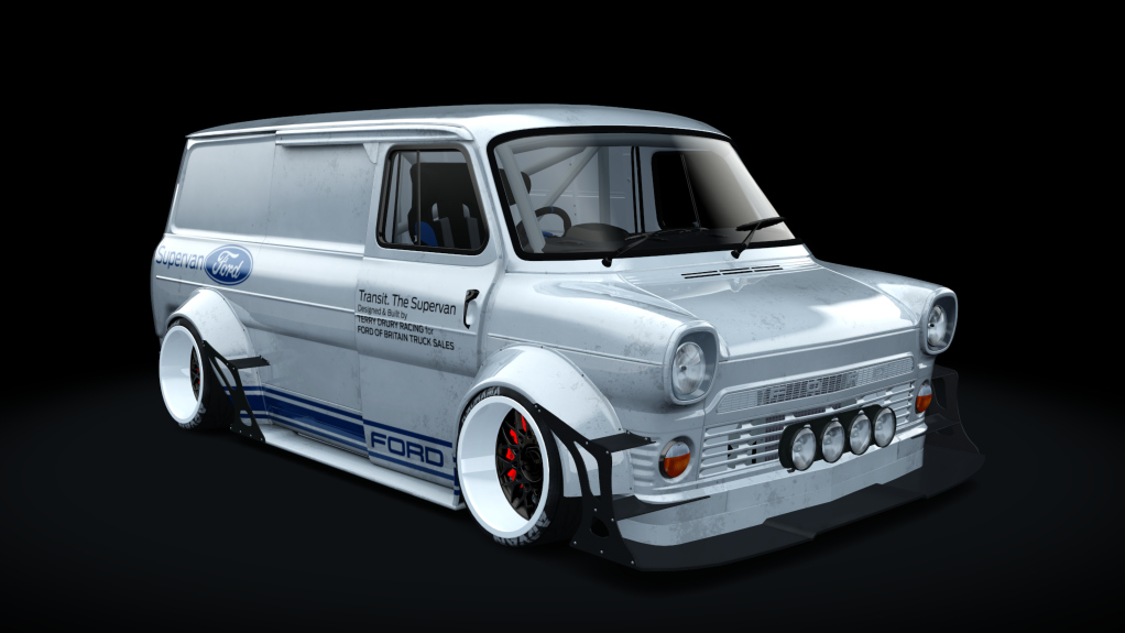 ACMC Ford Transit 1969 Supervan, skin Supervan