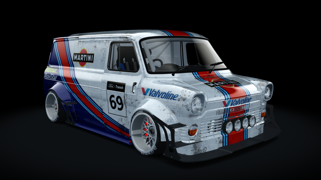 ACMC Ford Transit 1969 Supervan, skin martini