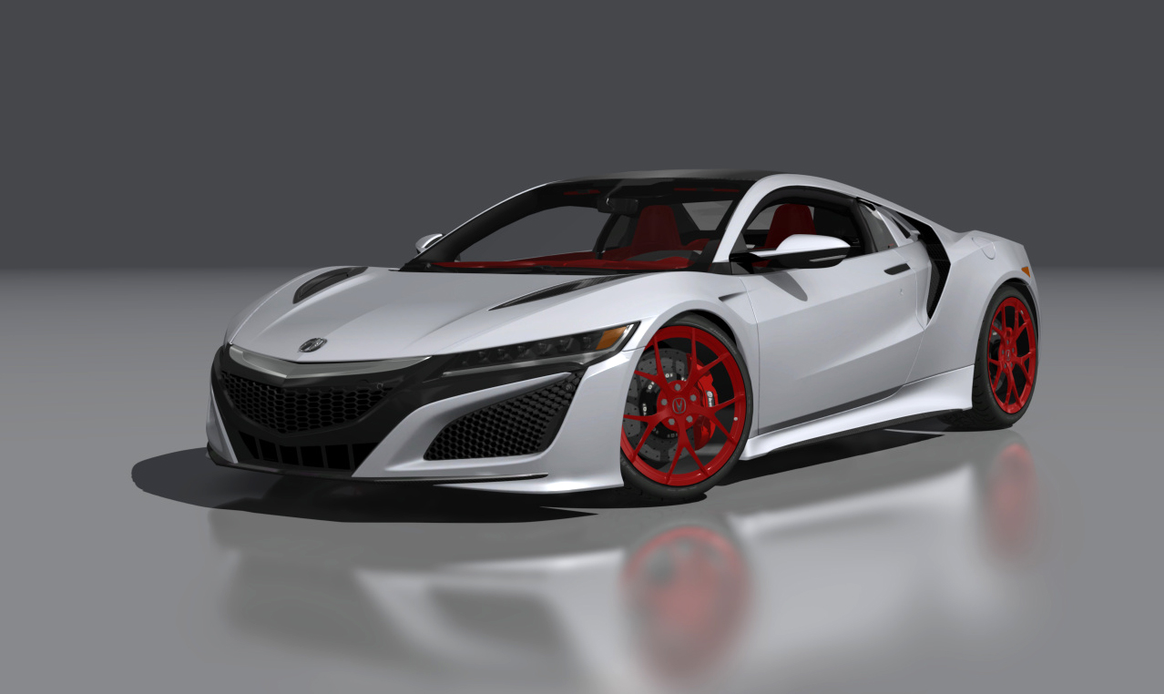 Acura NSX 2017, skin Casino_White_Pearl