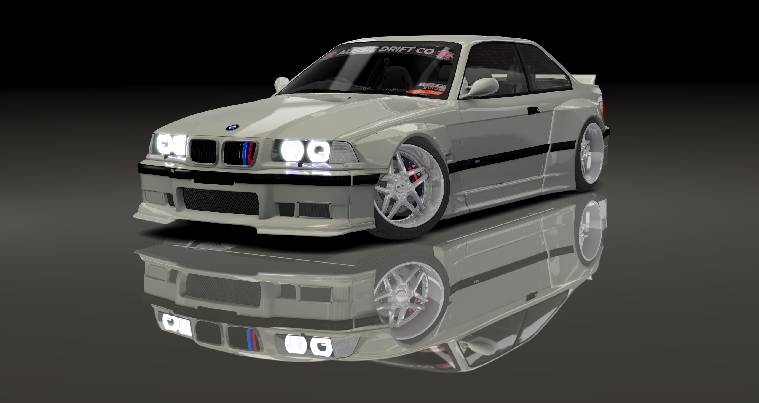 ADC BMW E36 420, skin 04_white_pearl