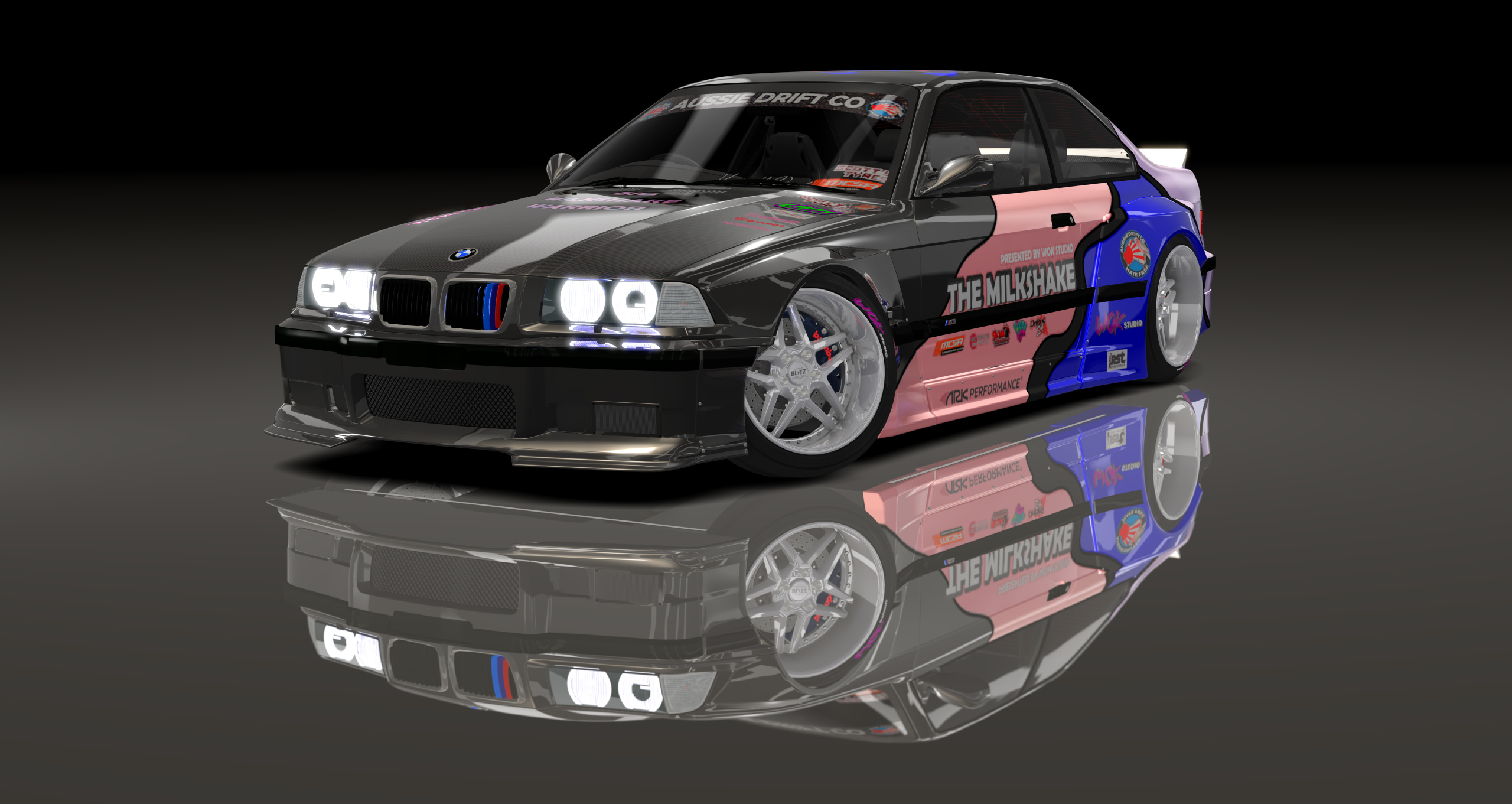 ADC BMW E36 420, skin Low Power Wok Livery