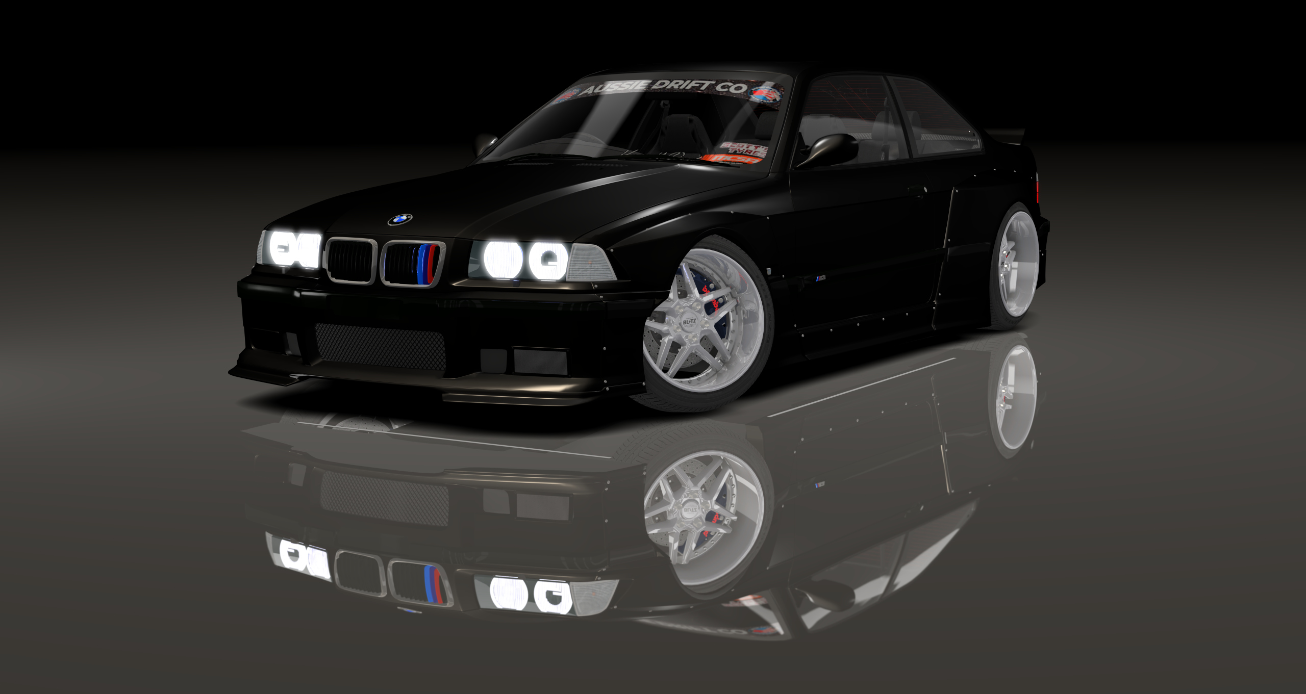 ADC BMW E36 420, skin Matte Black
