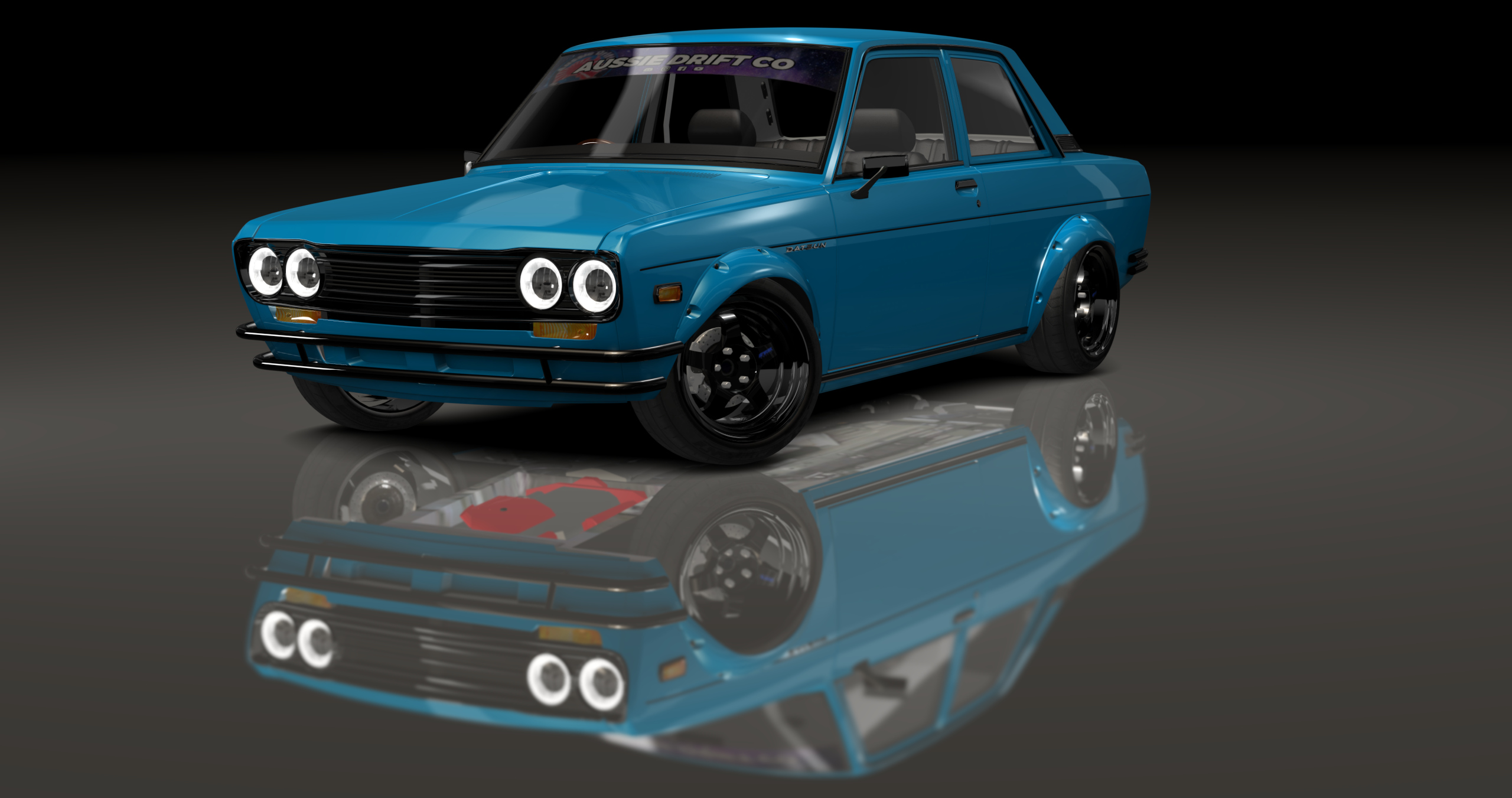 ADC Nissan Datsun 510  420, skin Baby Blue