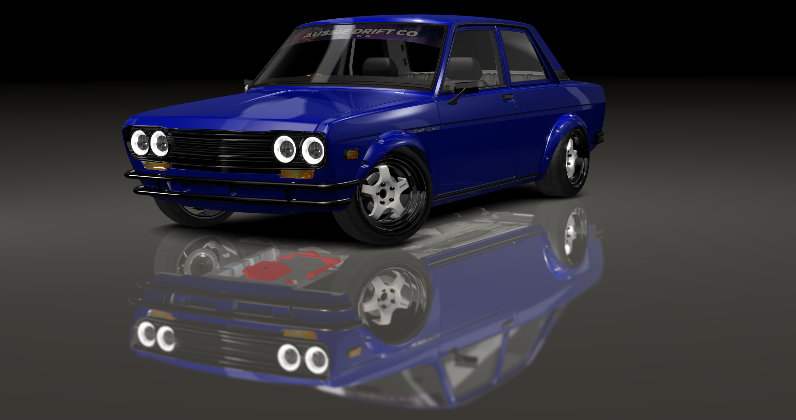 ADC Nissan Datsun 510  420, skin Dark Blue