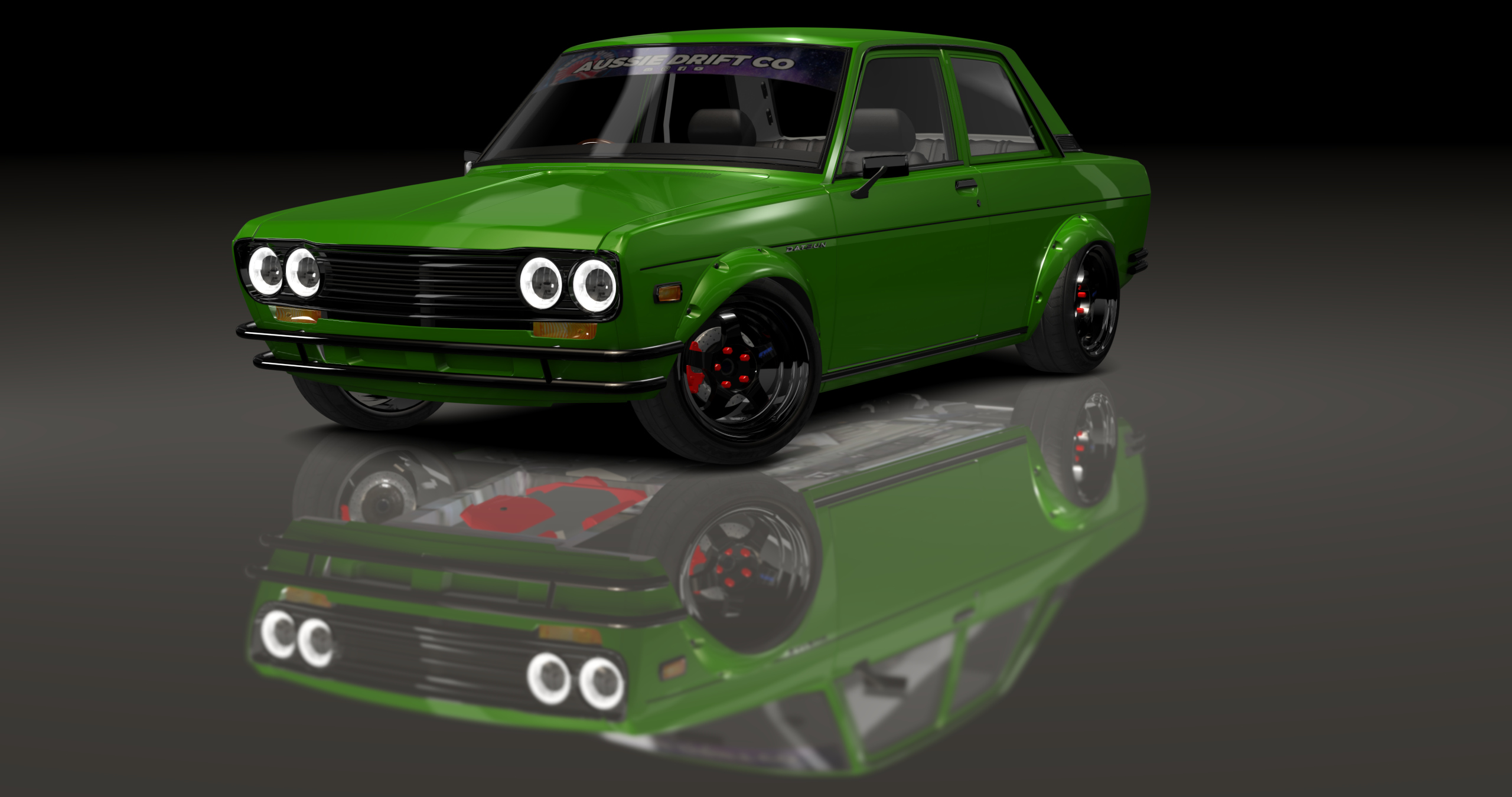 ADC Nissan Datsun 510  420, skin Green