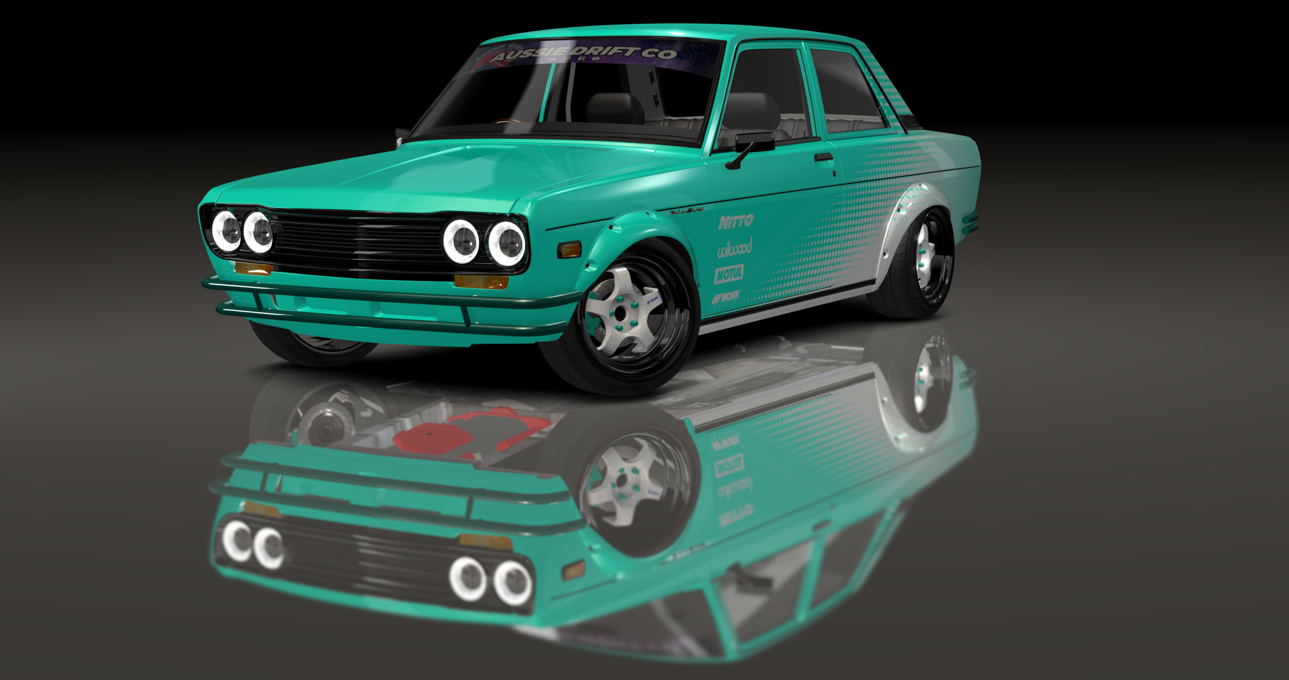 ADC Nissan Datsun 510  420, skin Halftone - waszaspec