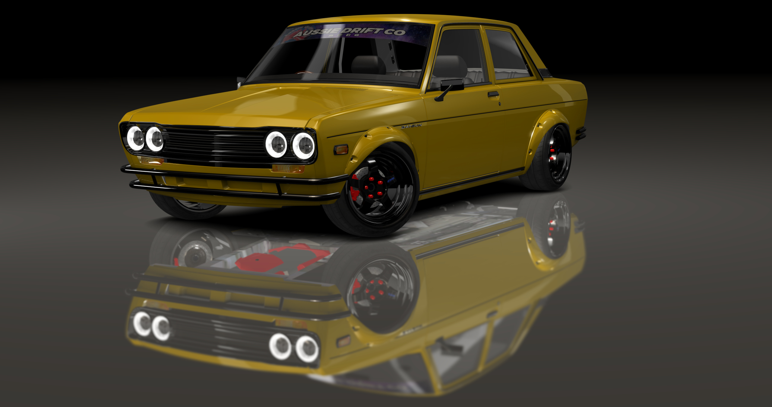 ADC Nissan Datsun 510  420, skin Yellow