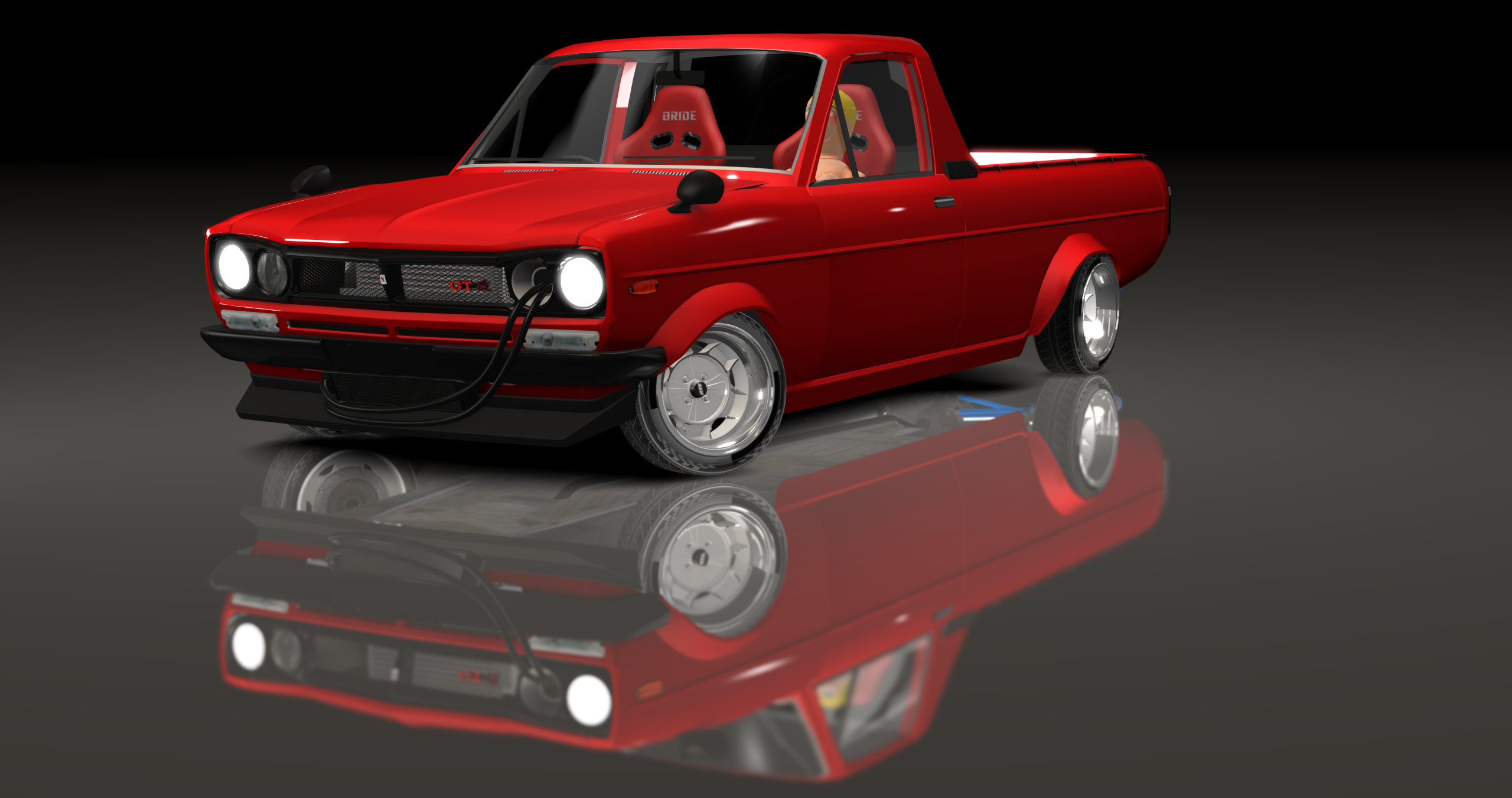 ADC Datsun Sunny Ute  420, skin new