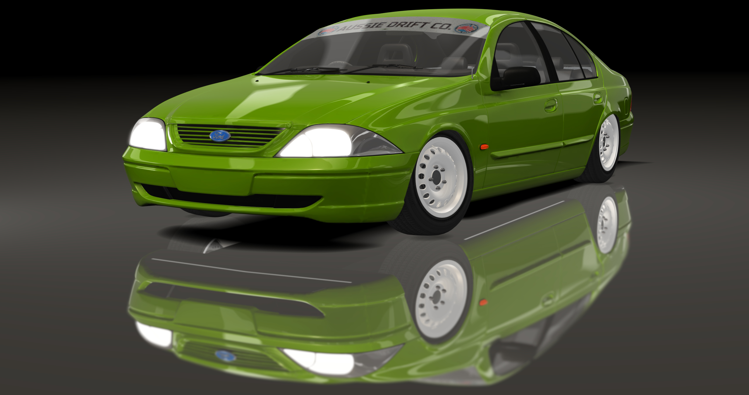 ADC Ford AU Falcon 420, skin SKLimeGreen