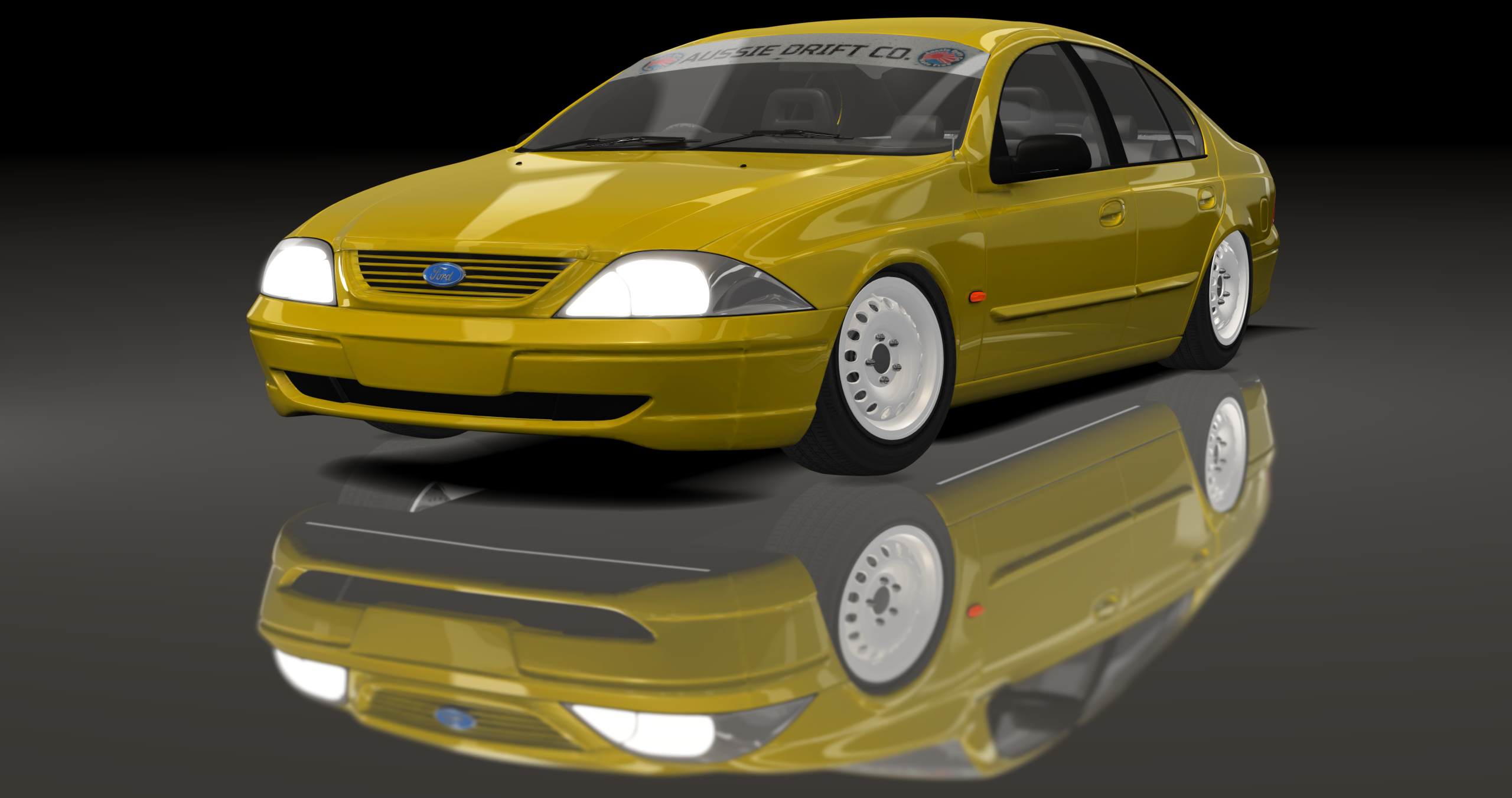 ADC Ford AU Falcon 420, skin Yellow