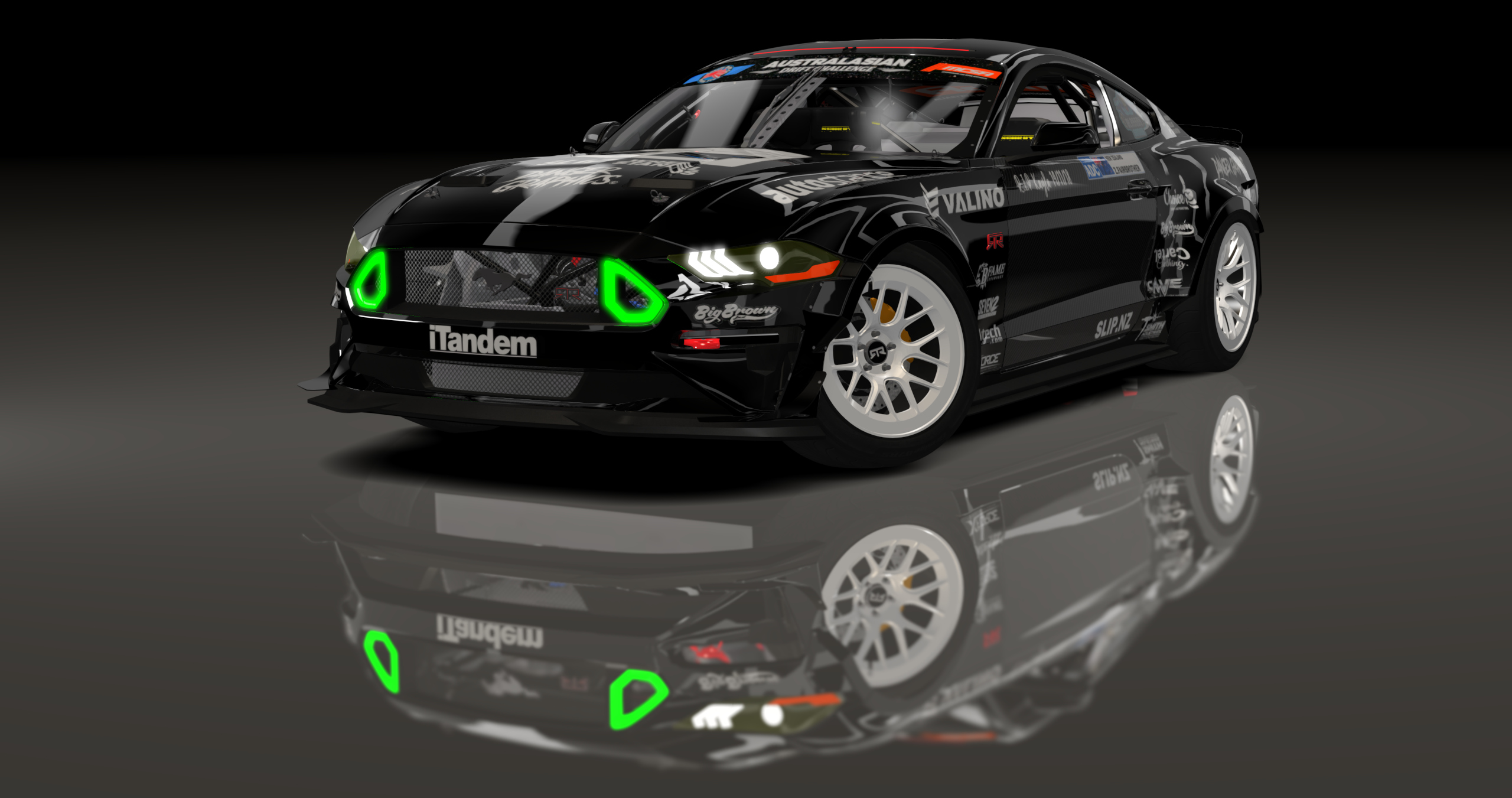 ADC Ford Mustang  420, skin Danger Carbon