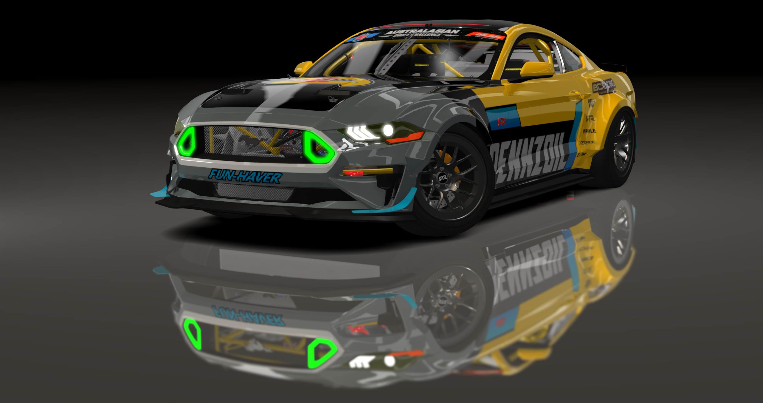 ADC Ford Mustang  420, skin RTR Pennzoil