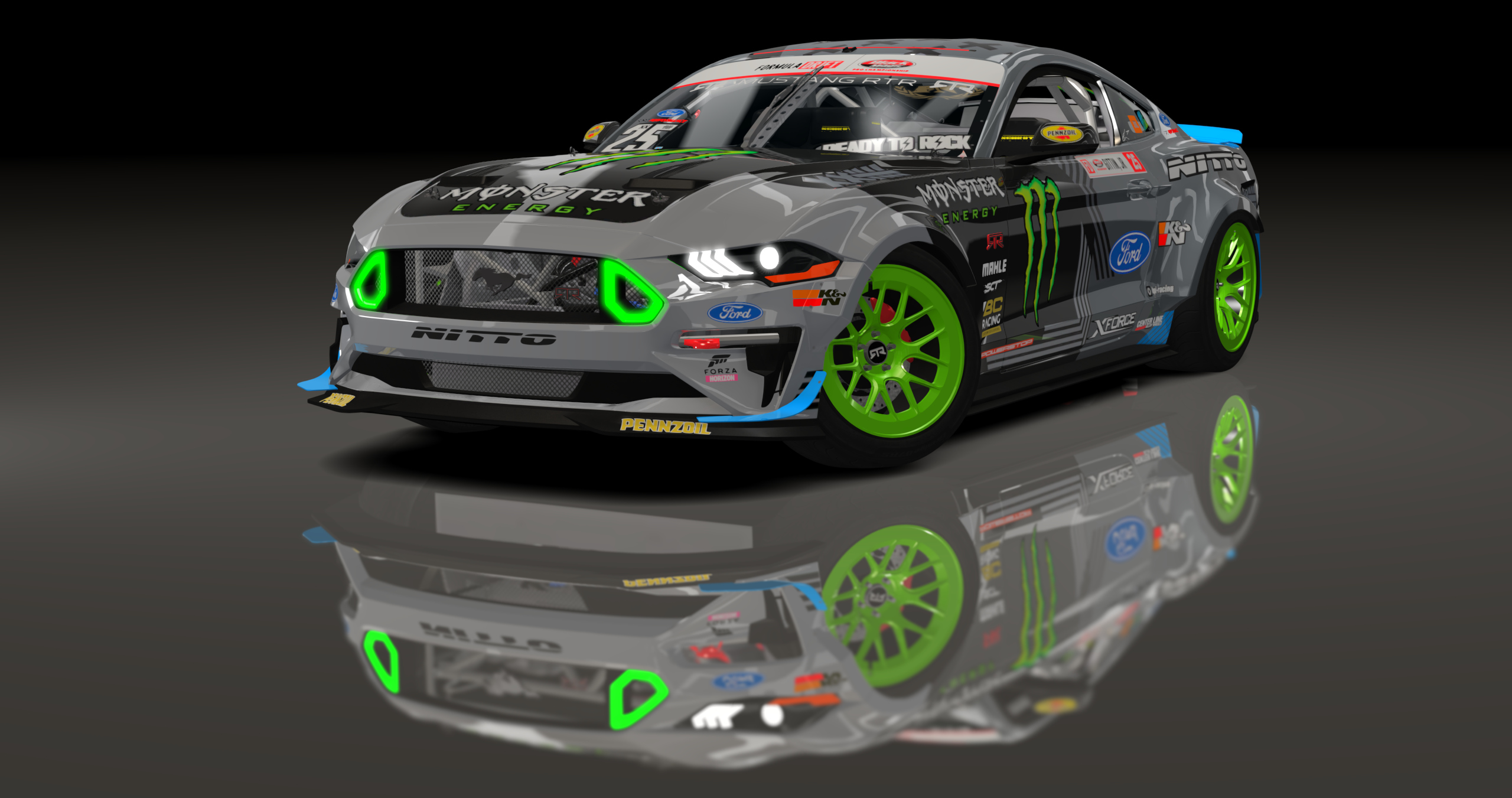 ADC Ford Mustang  420, skin Vaughn Gittin JR