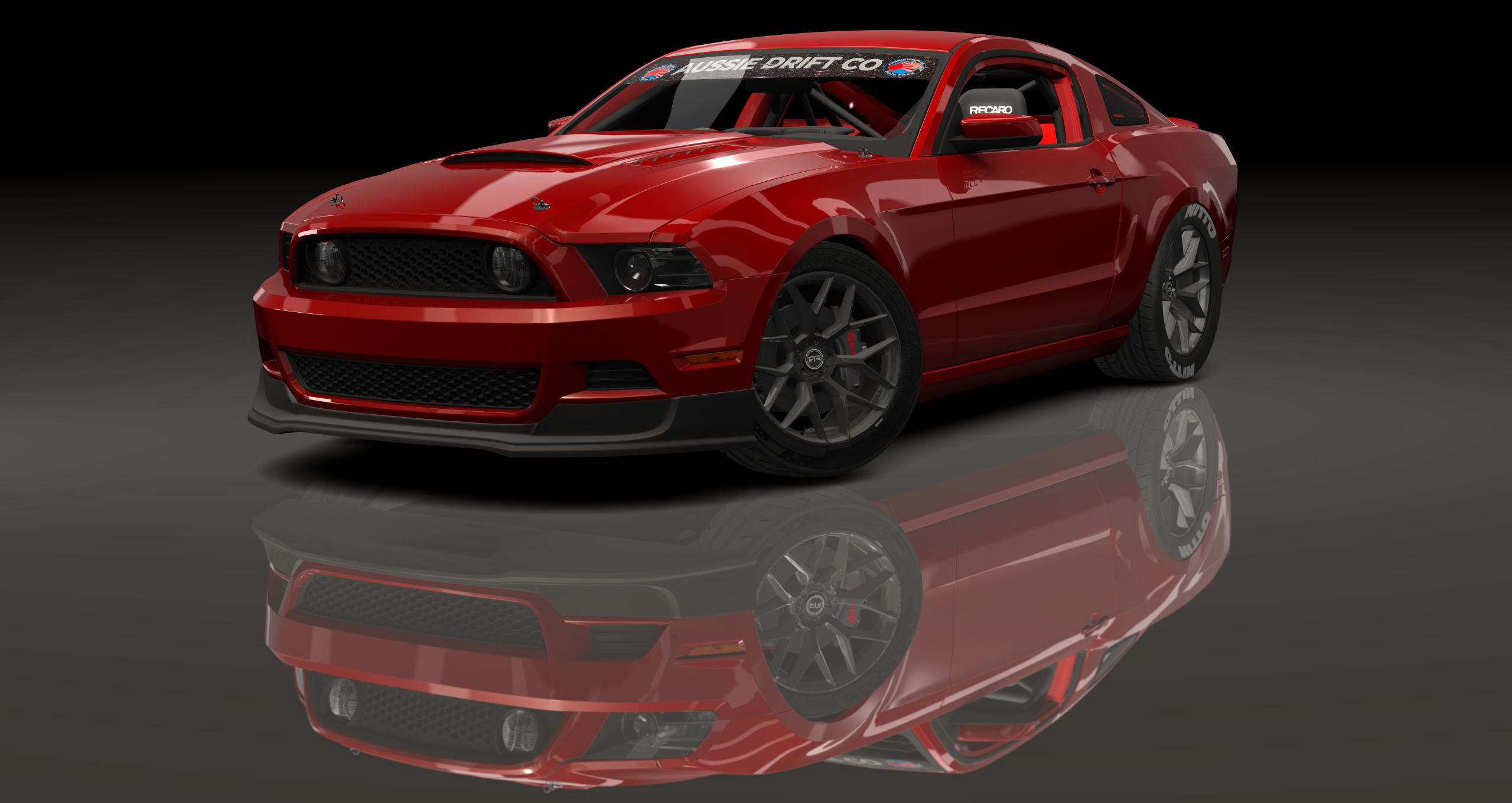 ADC Ford Mustang S197 RHD 420, skin generated