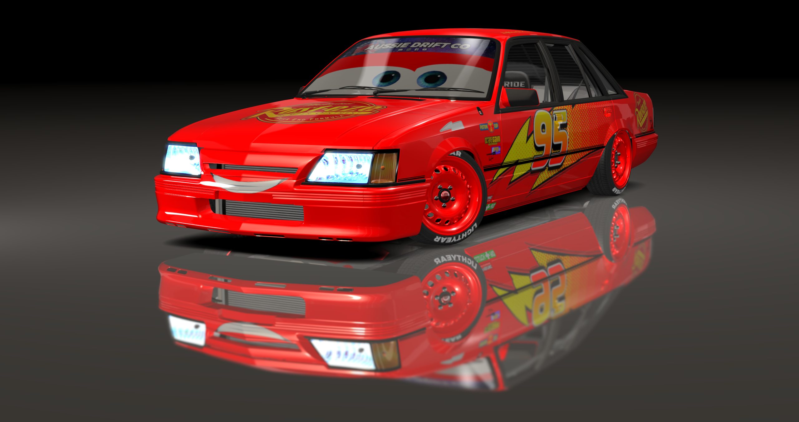 ADC Holden Commo VK  420, skin Lightning McQueen - waszaspec