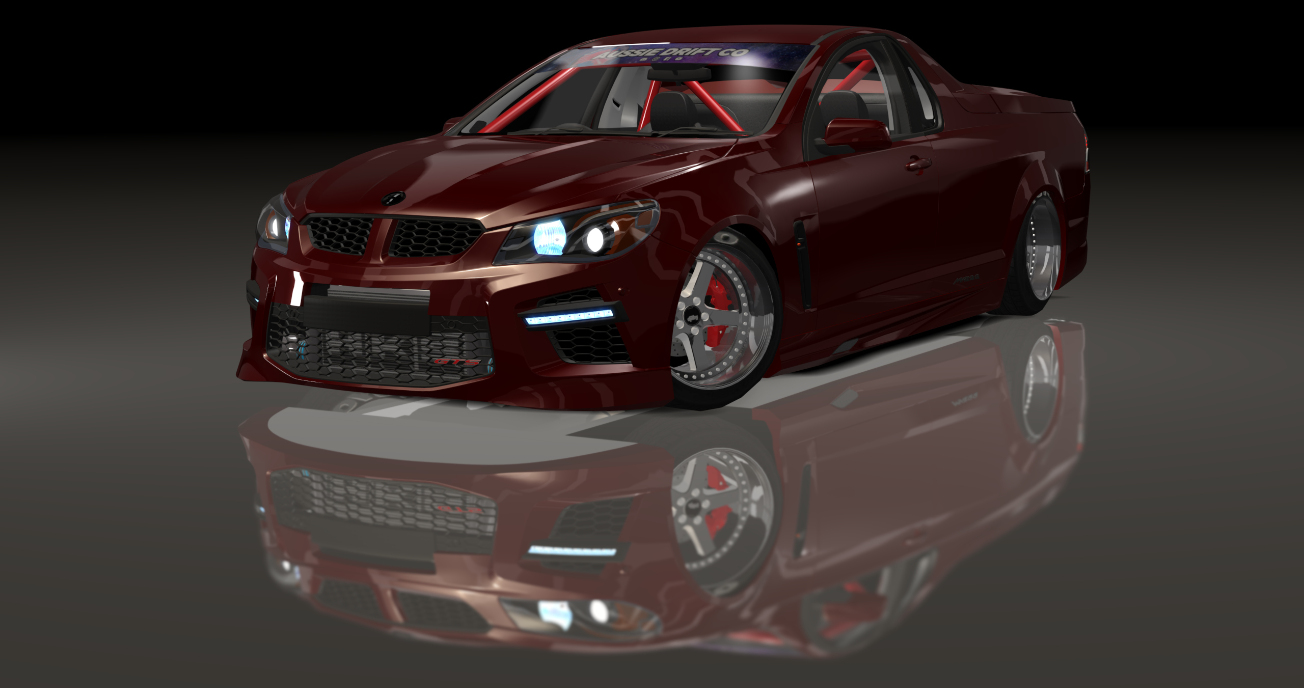 ADC Holden Maloo Ute  420, skin Maroon