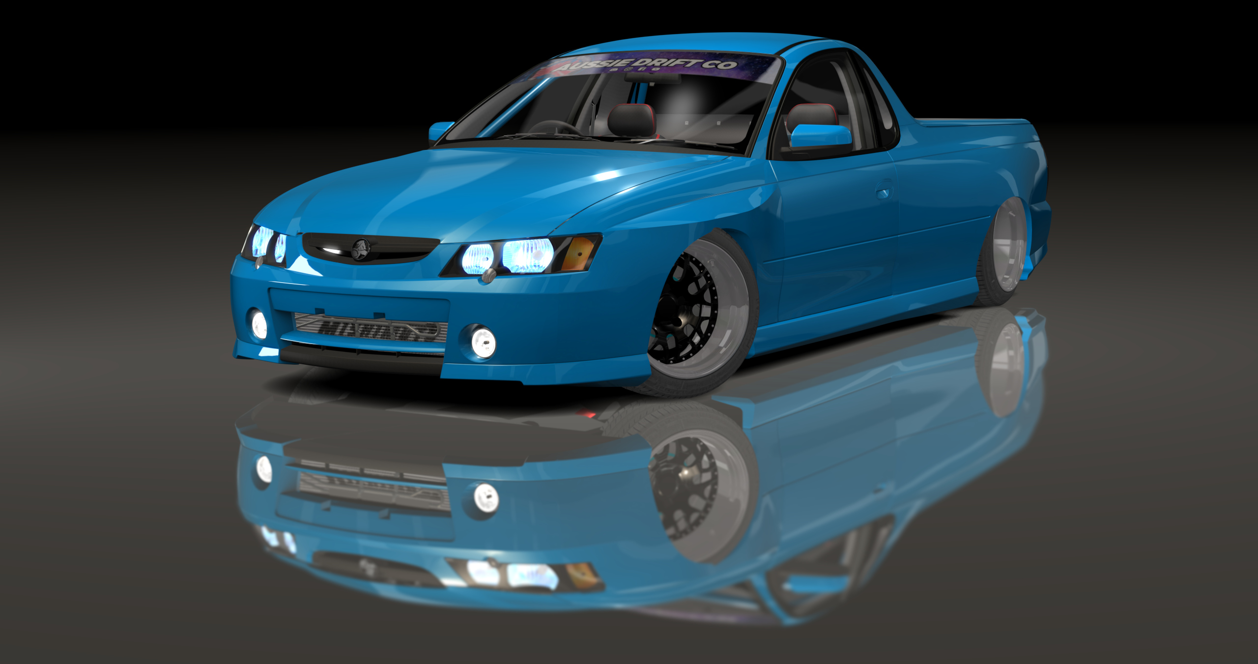 ADC Holden VY Ute  420, skin Baby Blue