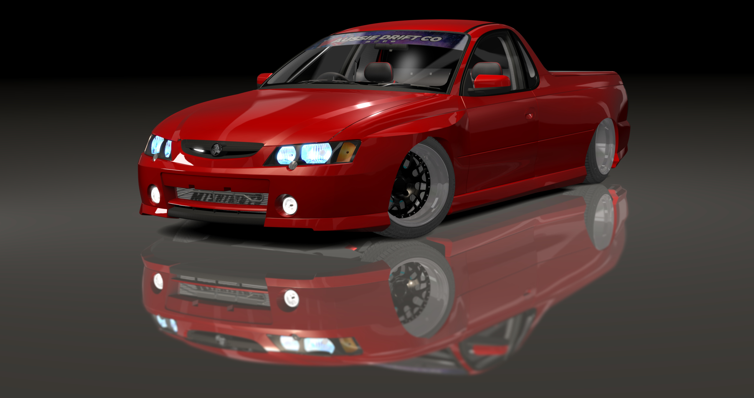 ADC Holden VY Ute  420, skin Red