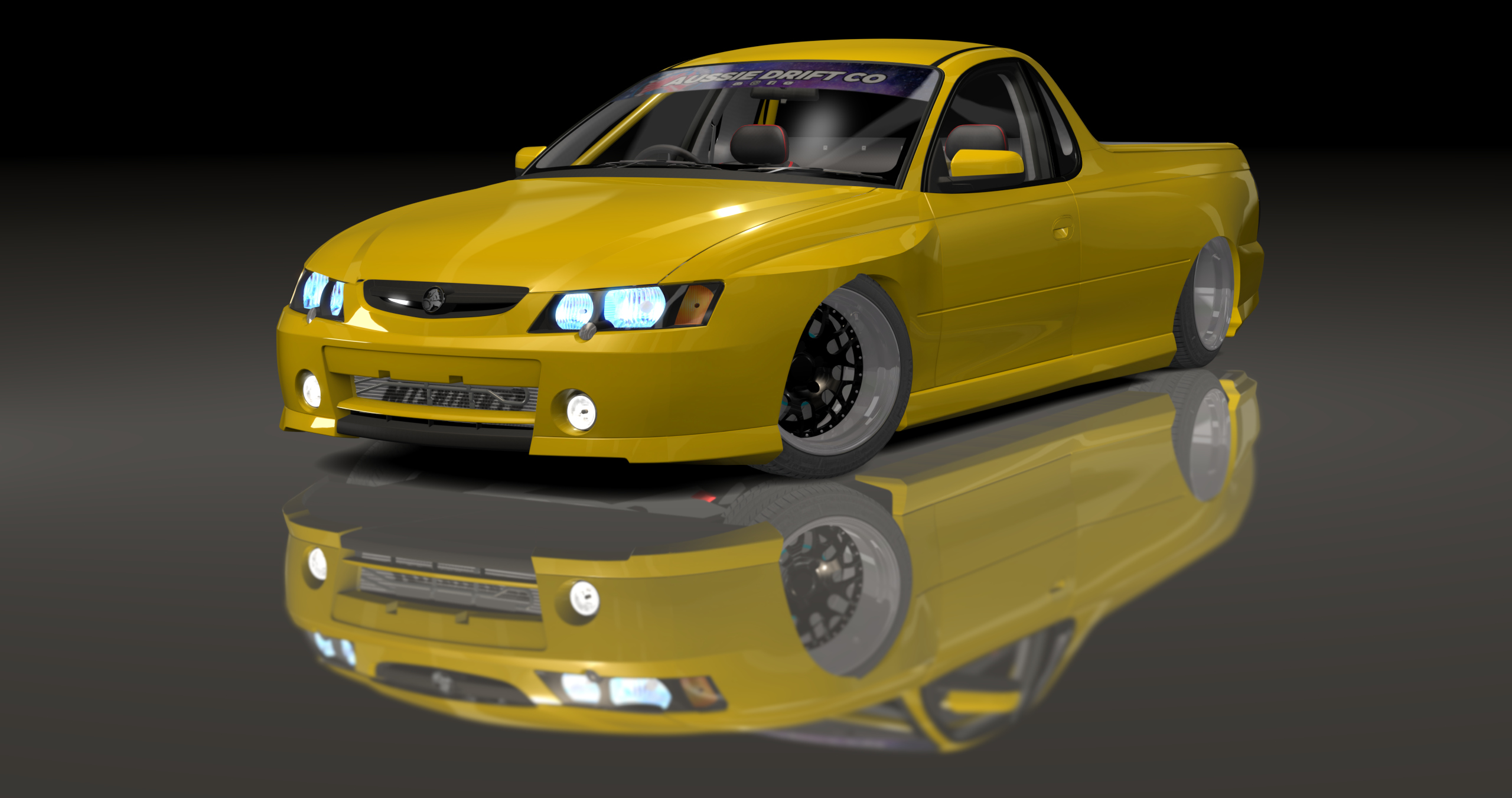 ADC Holden VY Ute  420, skin Yellow