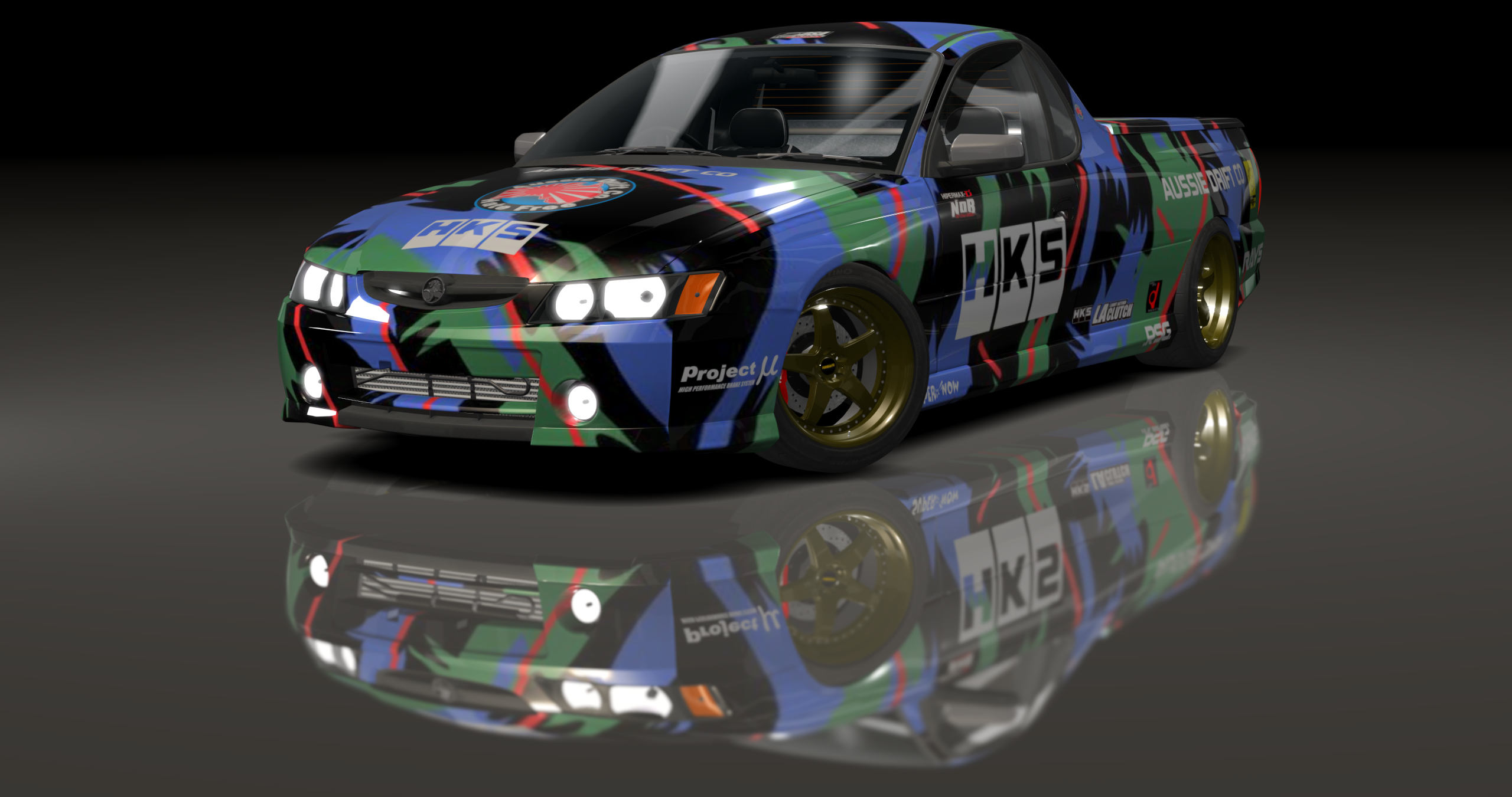 ADC Holden VZ Ute  420, skin ADC JDM HKS