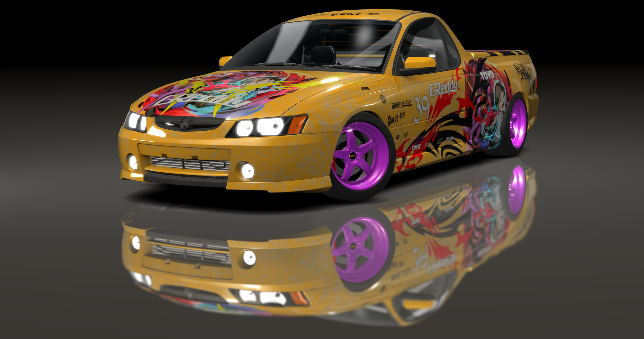 ADC Holden VZ Ute  420, skin Itasha_GReddy