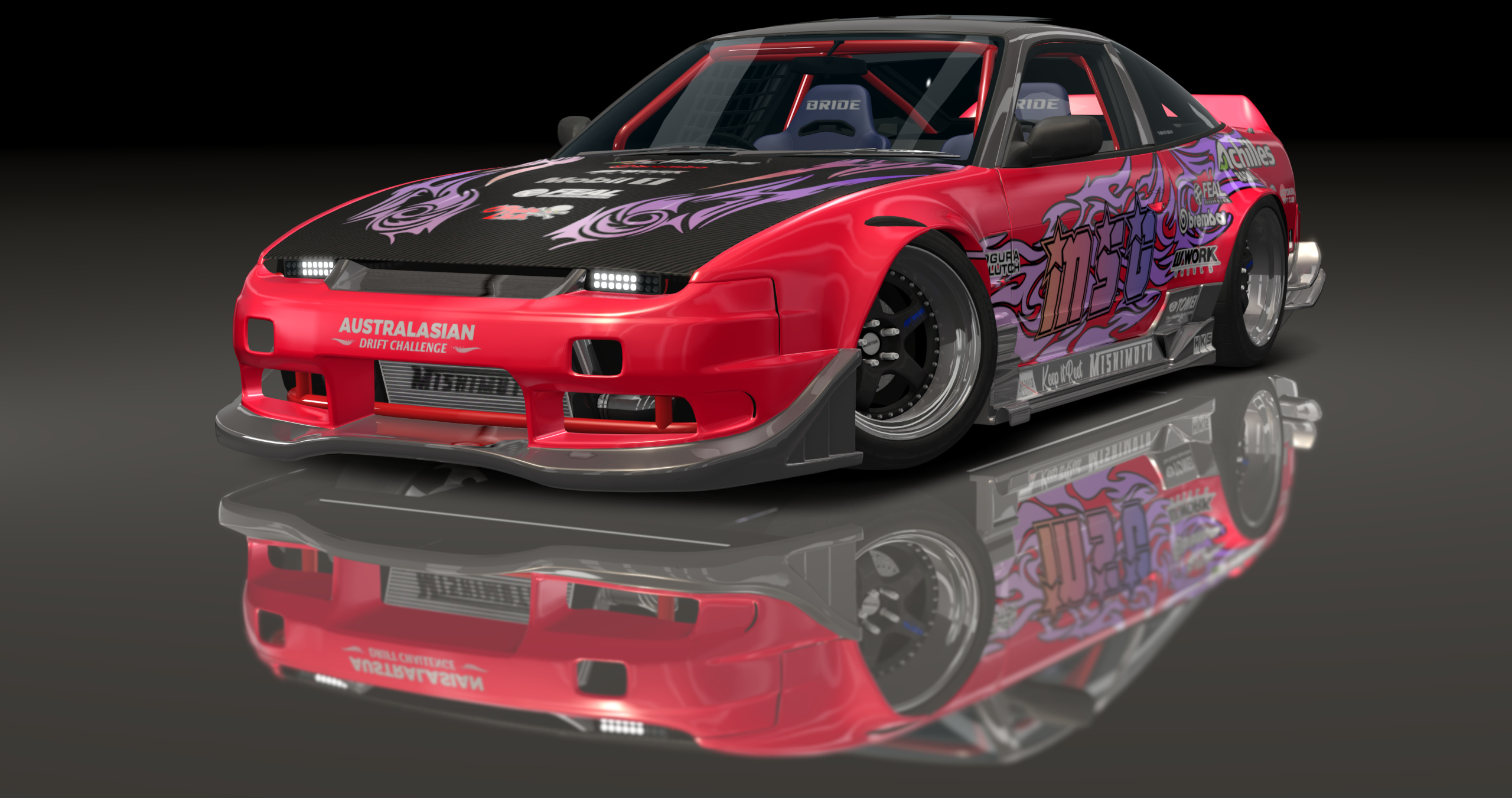 ADC Nissan 180SX  420, skin ADC_Flames