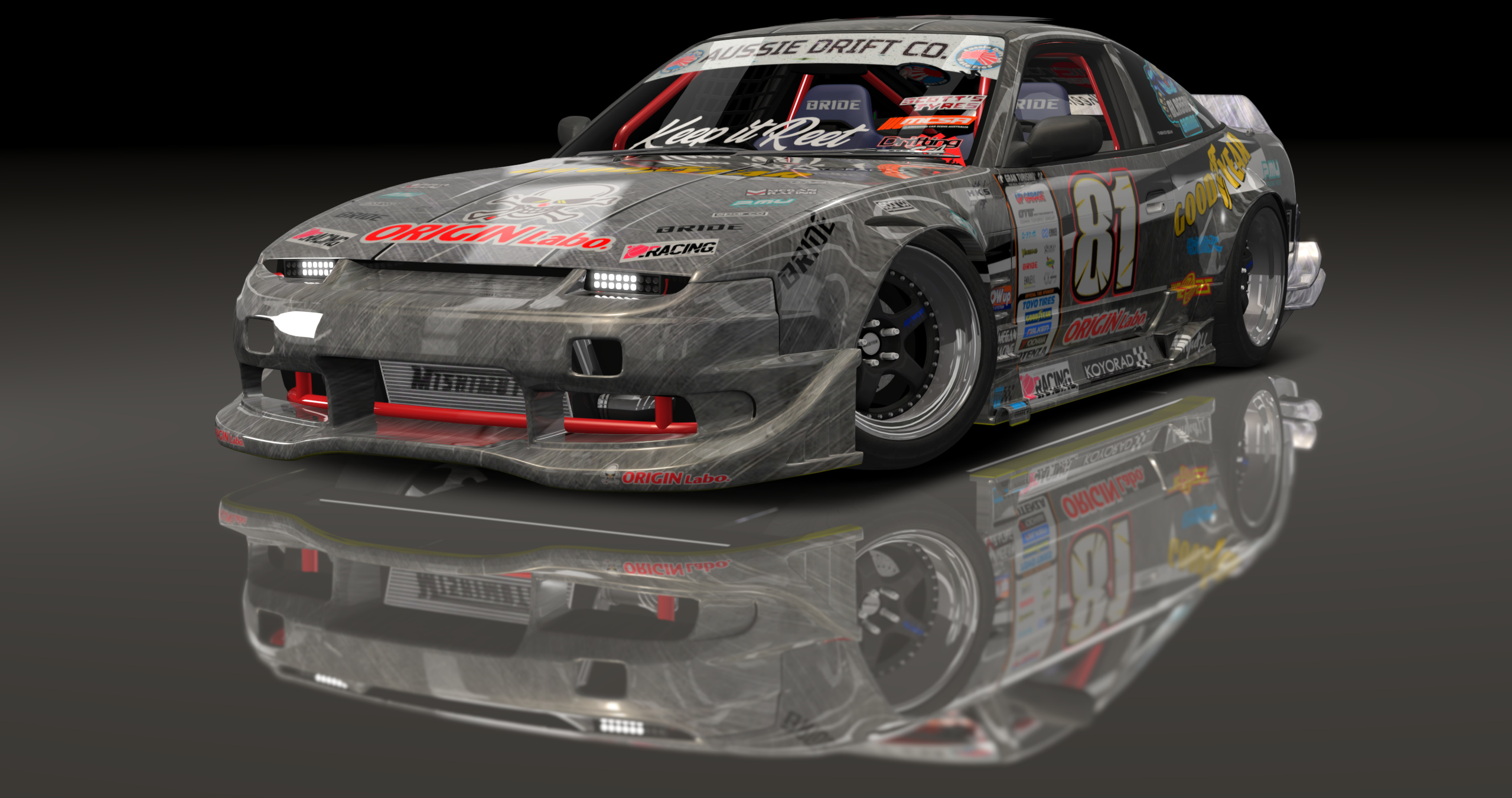 ADC Nissan 180SX  420, skin Dino Dale