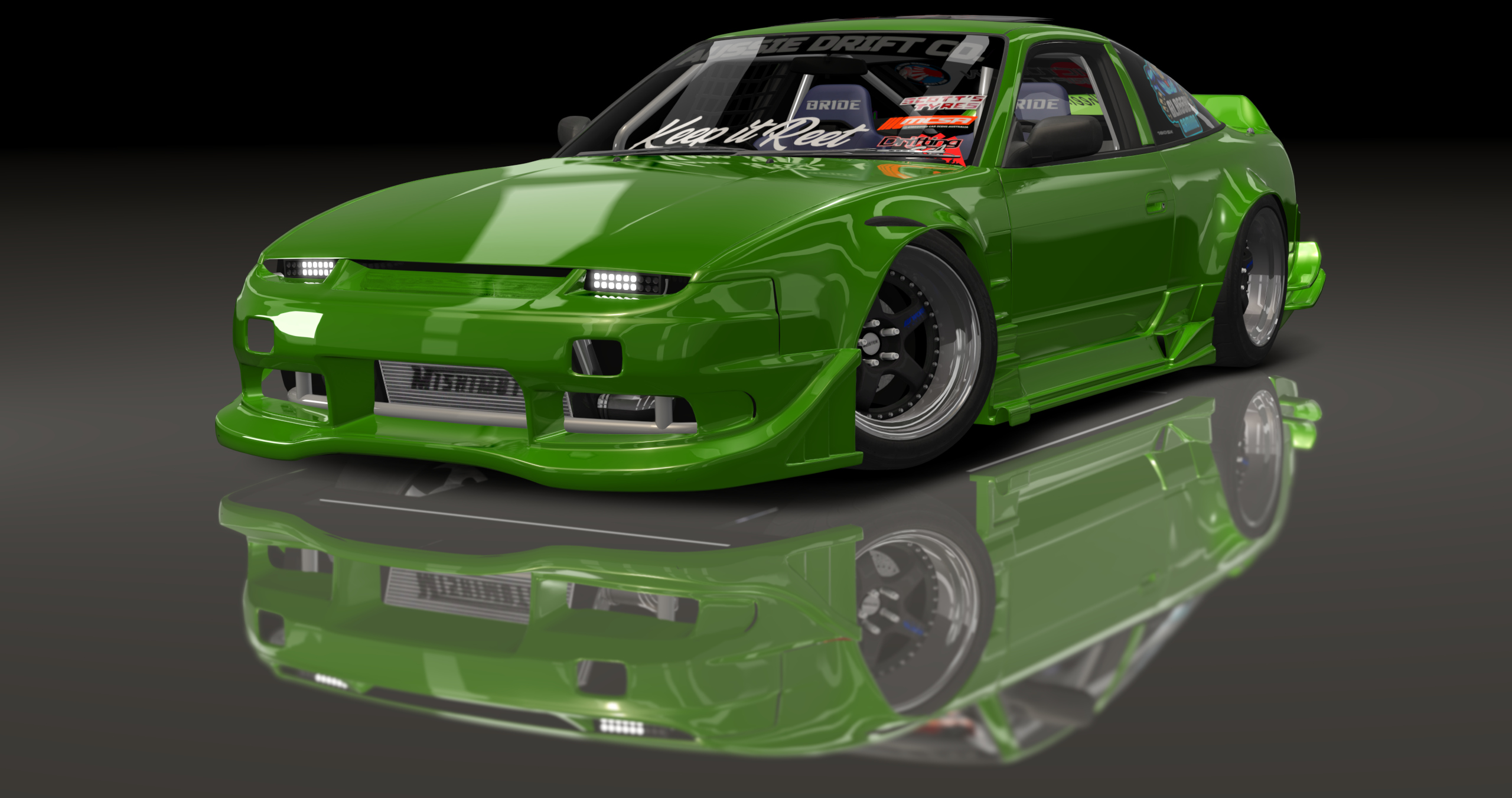 ADC Nissan 180SX  420, skin Green