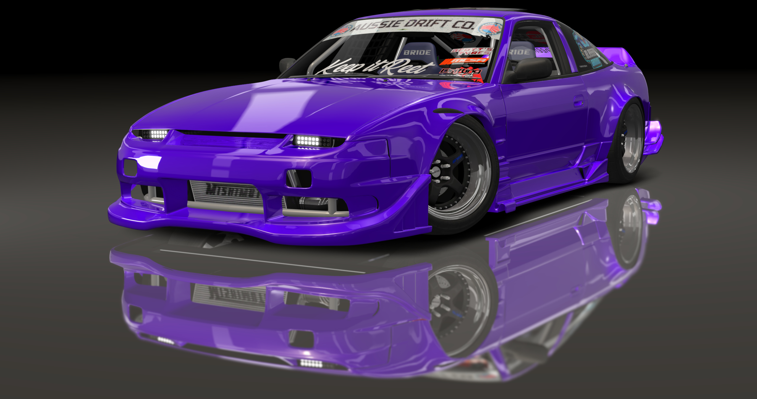 ADC Nissan 180SX  420, skin Purple