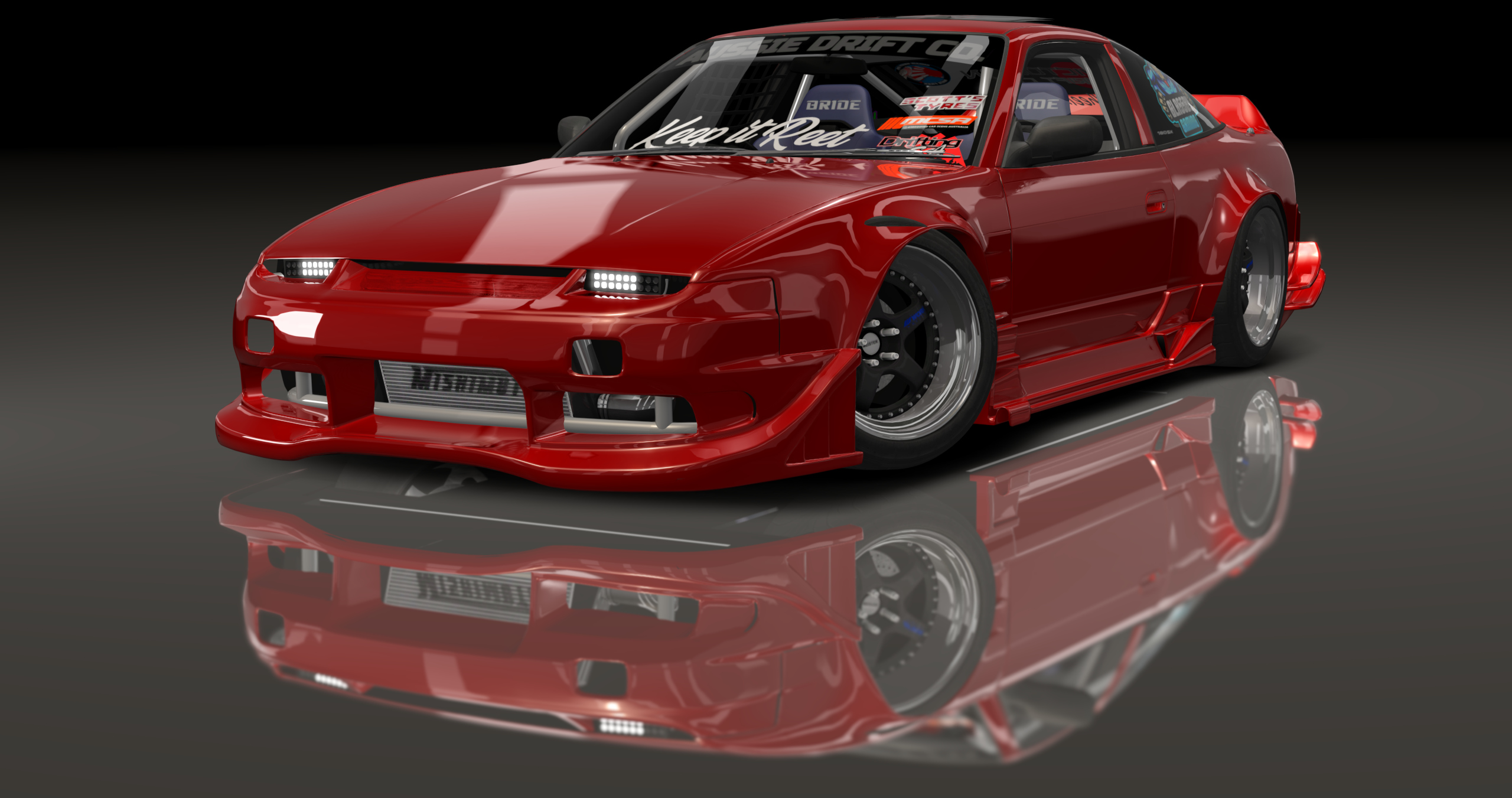 ADC Nissan 180SX  420, skin Red