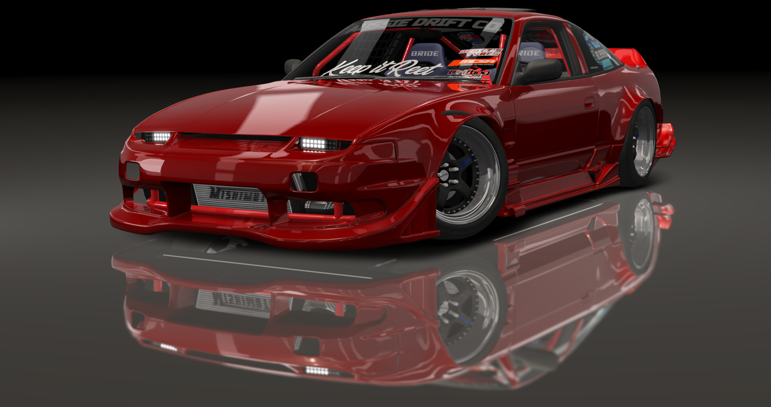 ADC Nissan 180SX  420, skin SKMaroon