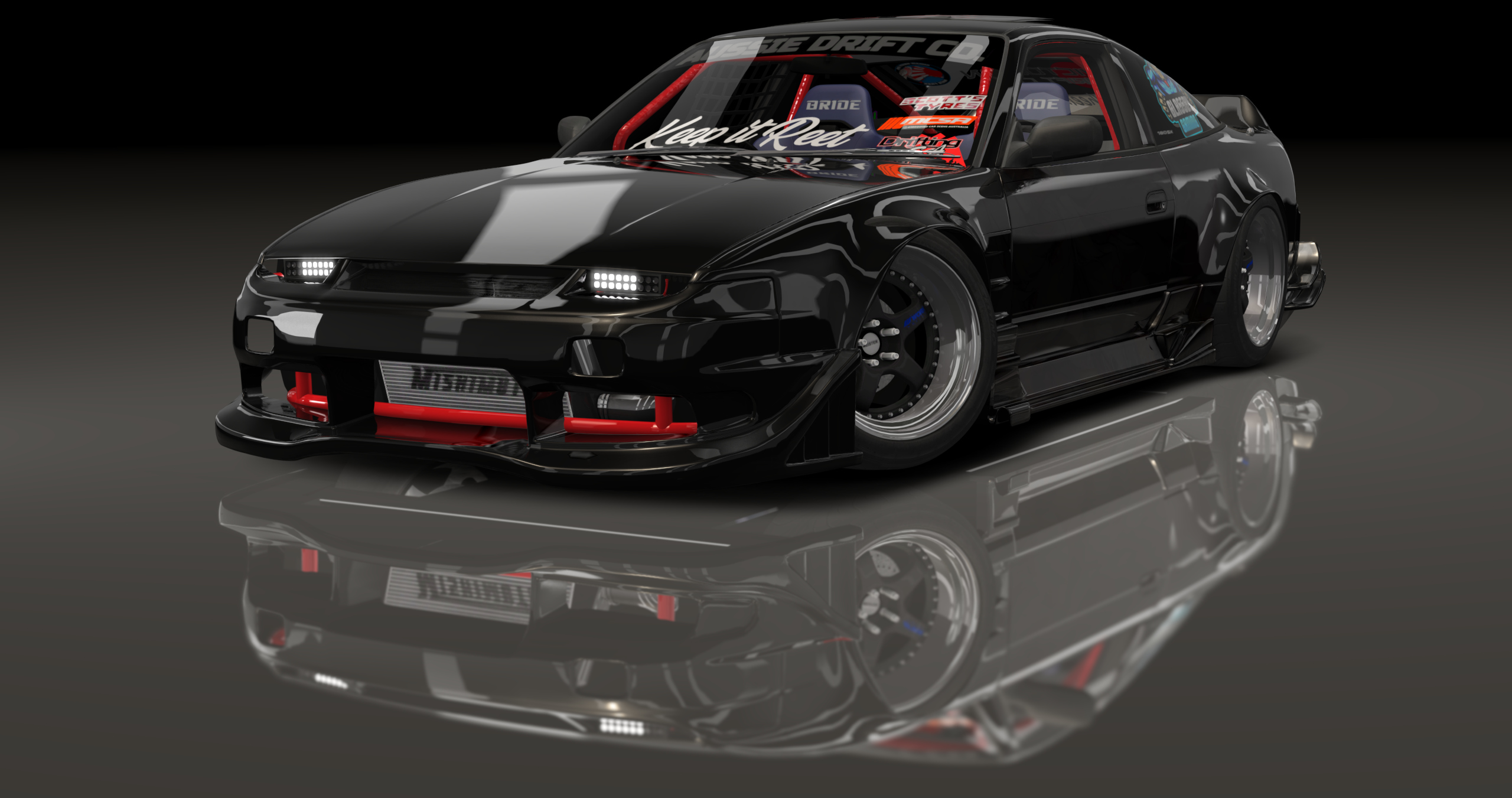 ADC Nissan 180SX  420, skin SK_StealthNakiriAyame