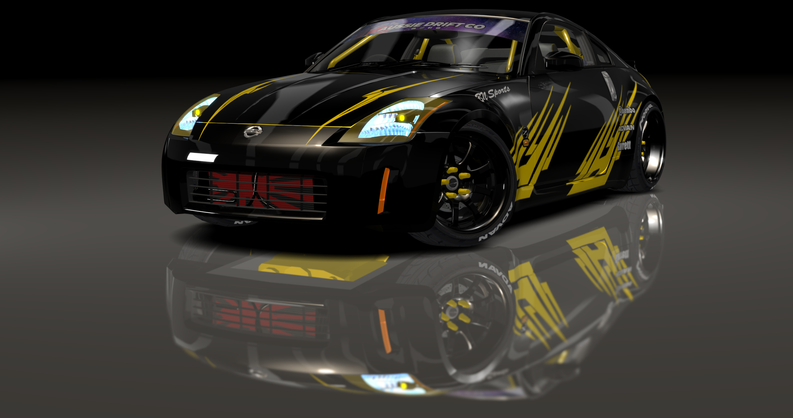 ADC Nissan 350z  420, skin Old Banana - waszaspec