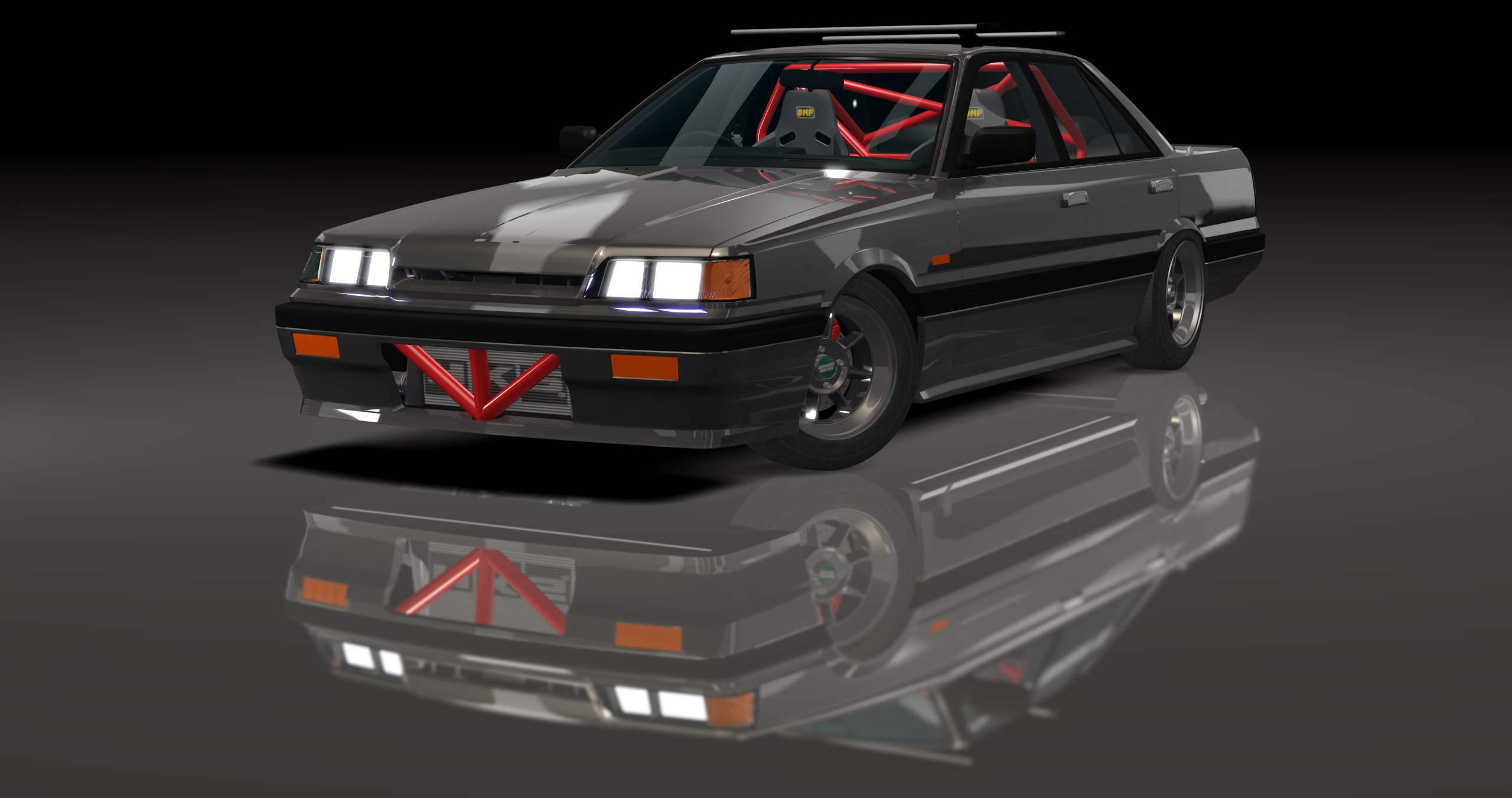 ADC Nissan Skyline R31 Sedan 420, skin Grey